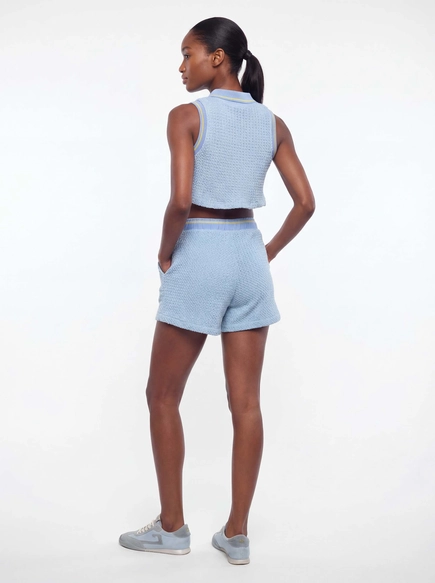 Short Tricô Comfort Com Amarração