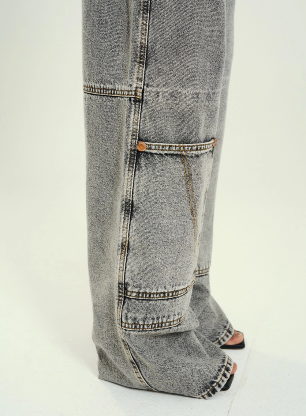 Calça Feminina Jeans Wid Leg - Lilian Índigo 3