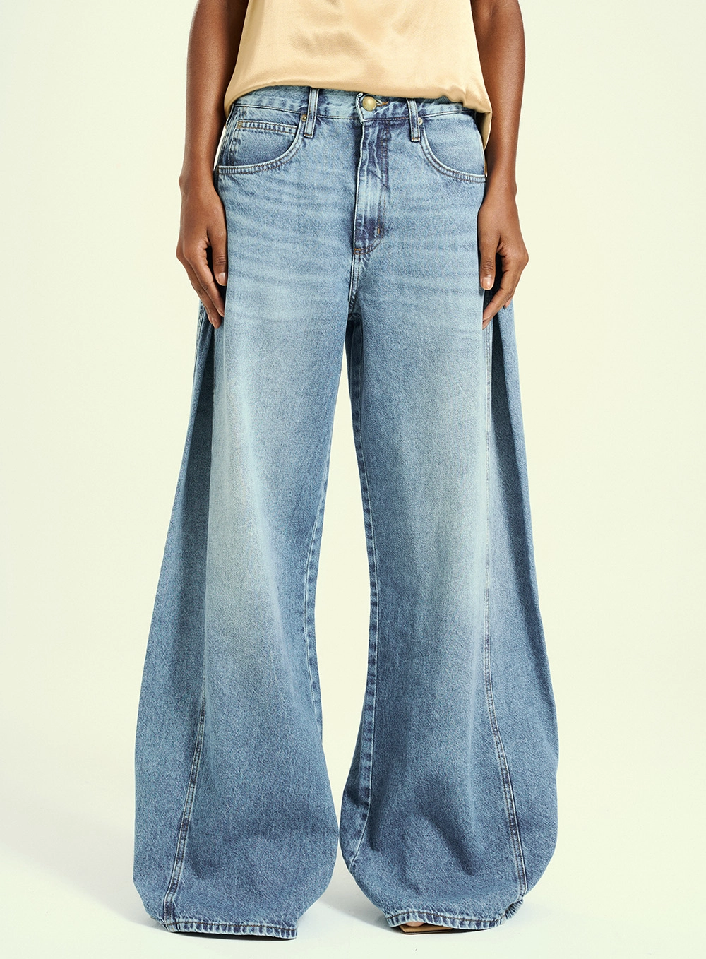 Calça Feminina Wide Leg Jeans - Lilian Índigo 6