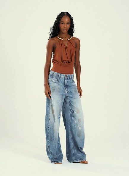 Calça Feminina Ballon Jeans