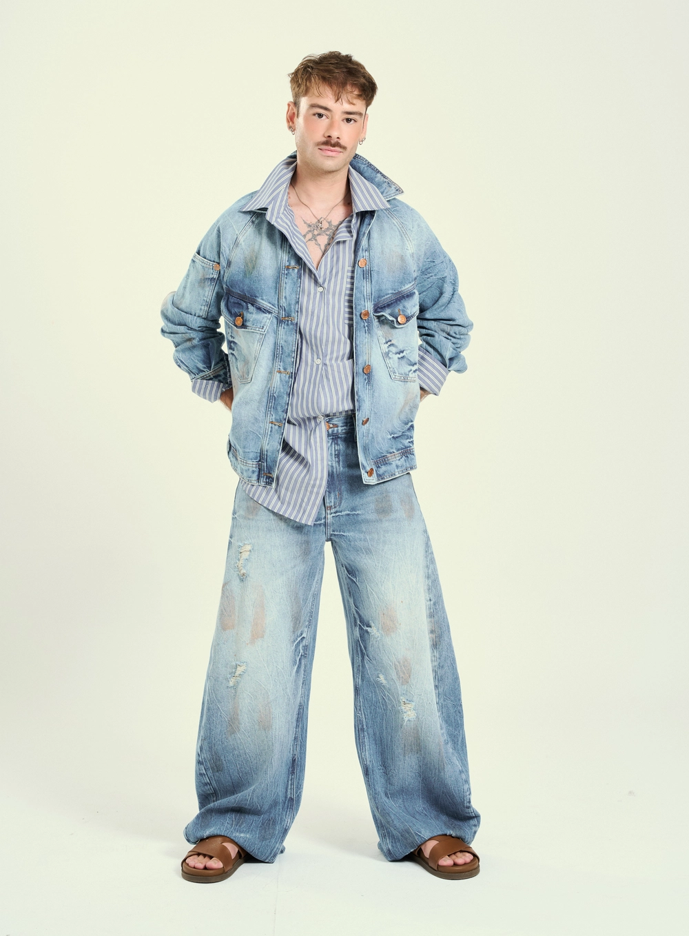 Calça Feminina Ballon Jeans Índigo 5