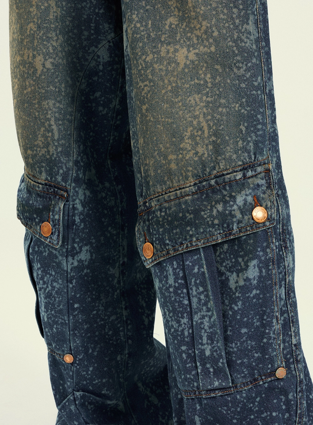 Calça Feminina Pantalona Jeans Monumental Índigo 3