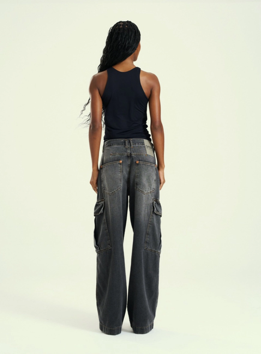 Calça Feminina Jeans Basic Comfort Indigo Preto 2