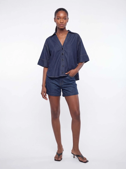 Short Jeans Regular Alta