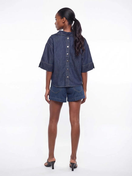 Short Jeans Regular Alta