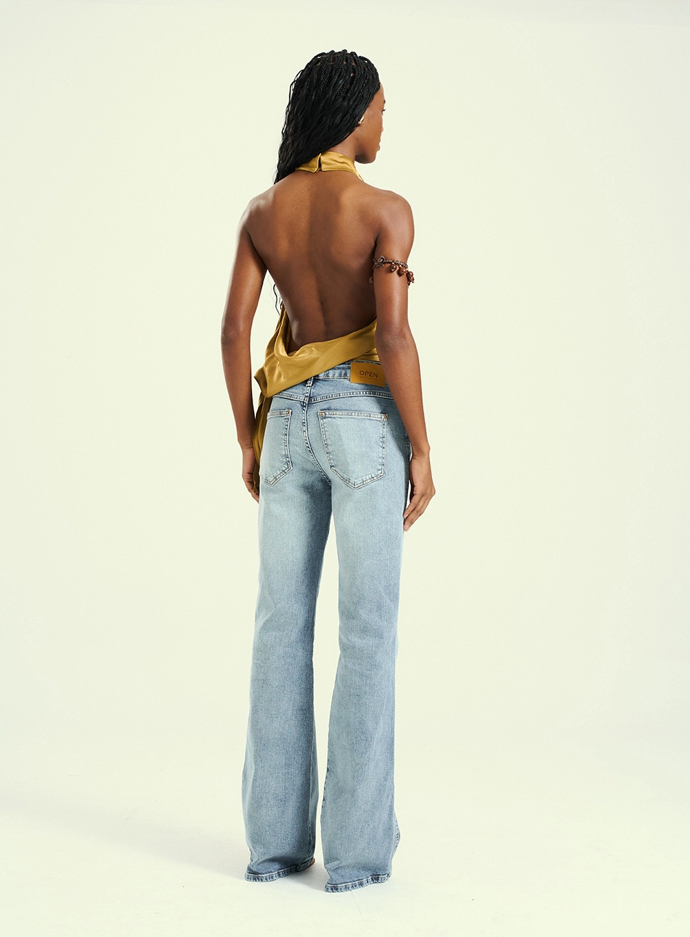 Calça Feminina Flare Jeans Sunset Índigo 2