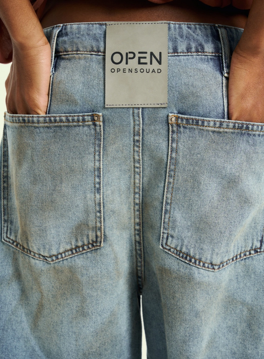 Bermuda Jeans Feminino Basic Comfort Cargo Índigo 3