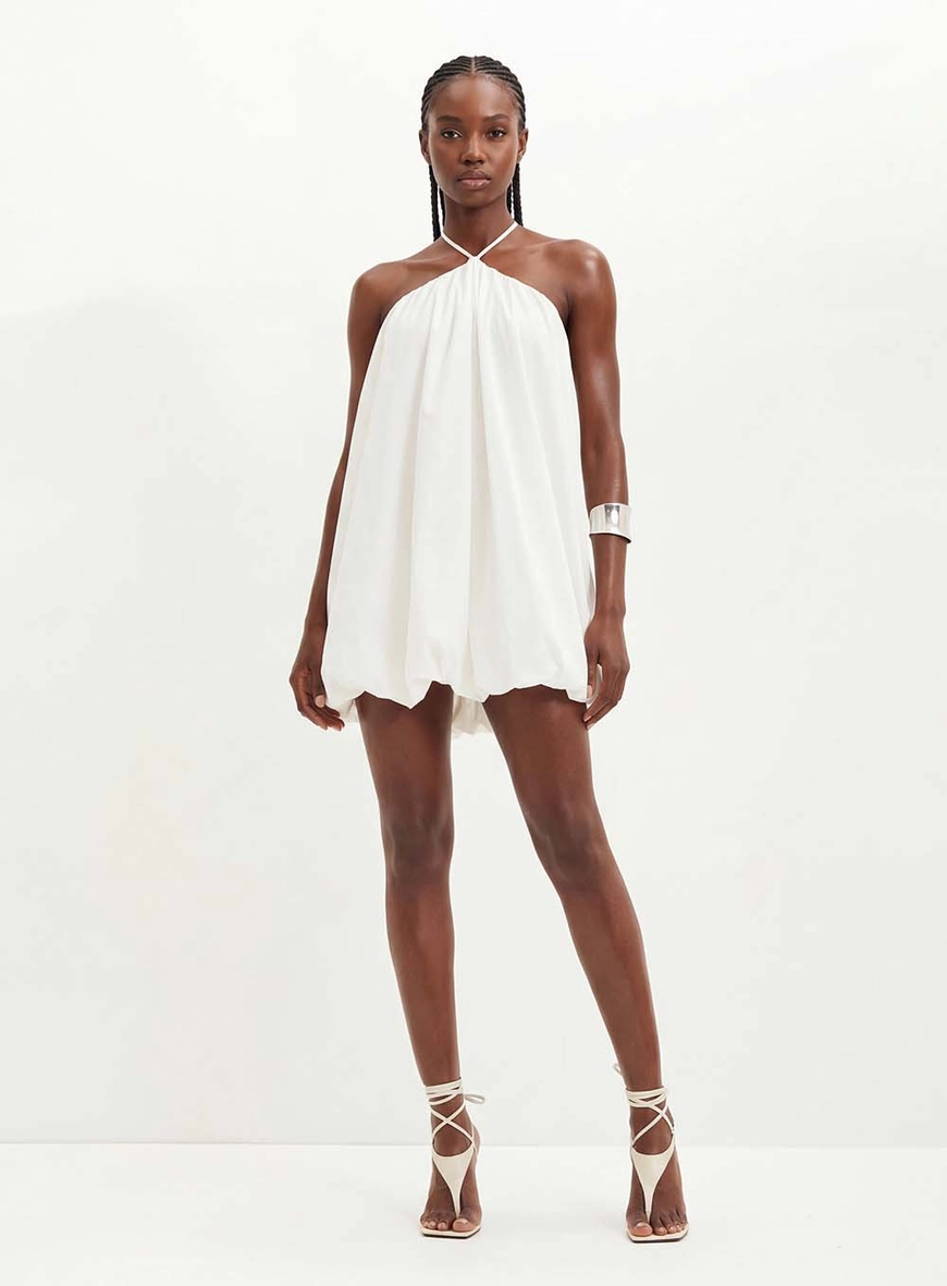 Vestido Frente Única Com Bolsos - Balonê Off Shell 1