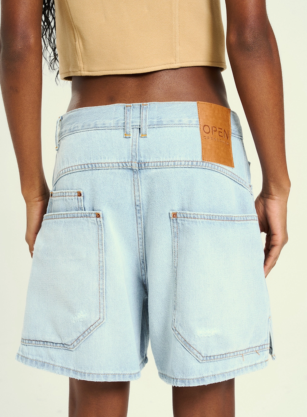 Bermuda Feminina Jeans Jorts Índigo 2