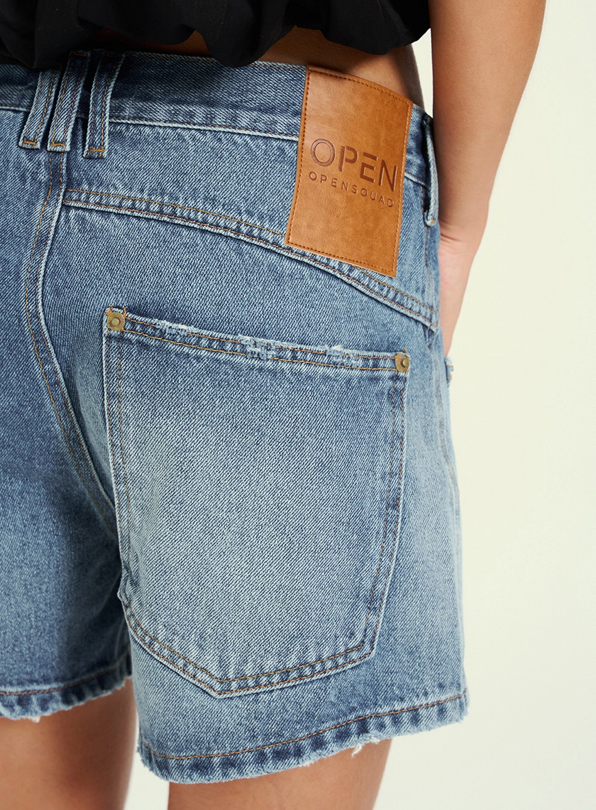 Short Jeans  Feminino Icon - Ivy Índigo 4