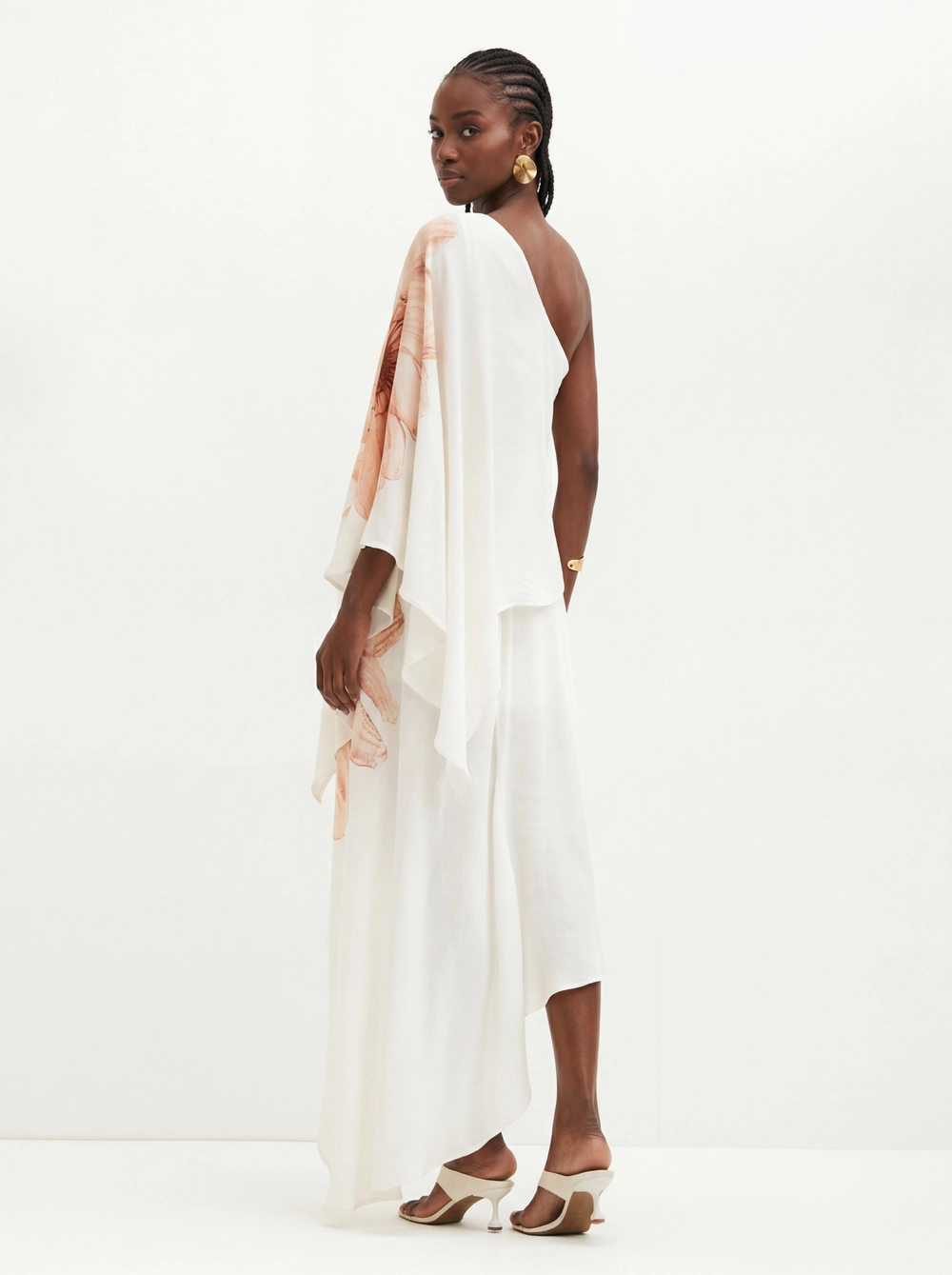 Vestido Estampado Ombro Único - Assimétrico Off Shell 2