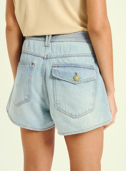 Short Jeans Feminino Comfort