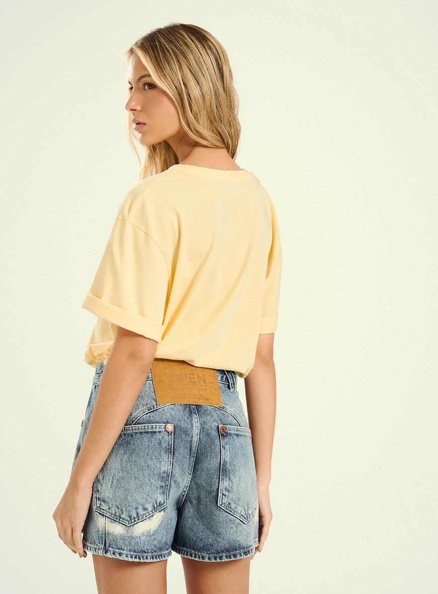 Short Jeans Feminino Sculp Índigo 2