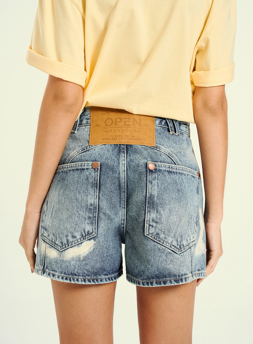 Short Jeans Feminino Sculp Índigo 6