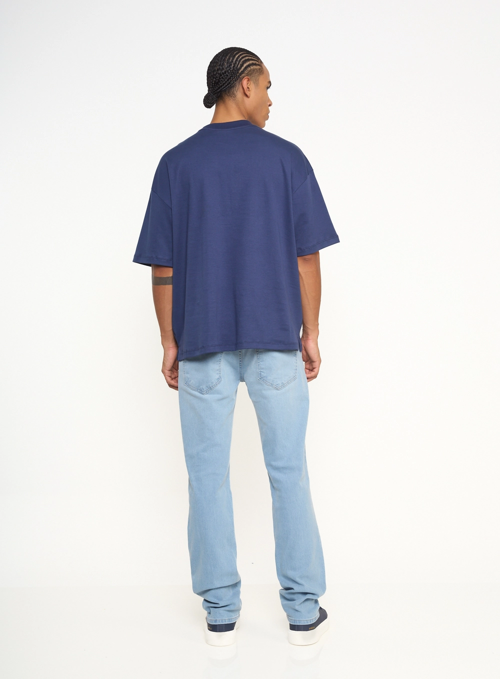 Calça Jeans Masculina Alex Com Bolsos Índigo