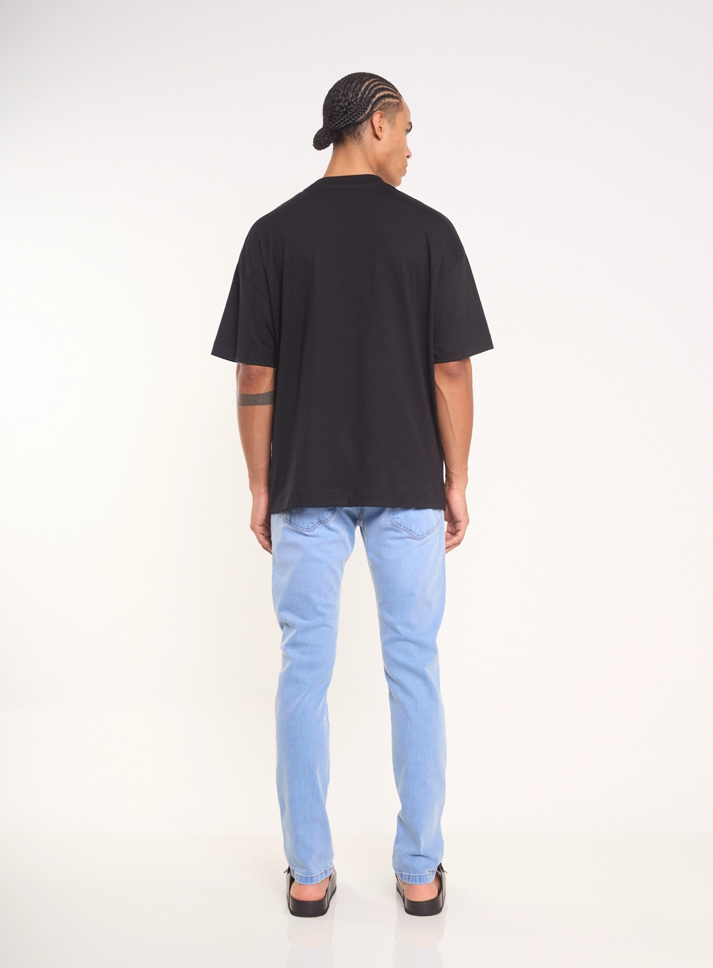 Calça Jeans Masculina Slim New Felipe Com Bolsos Índigo