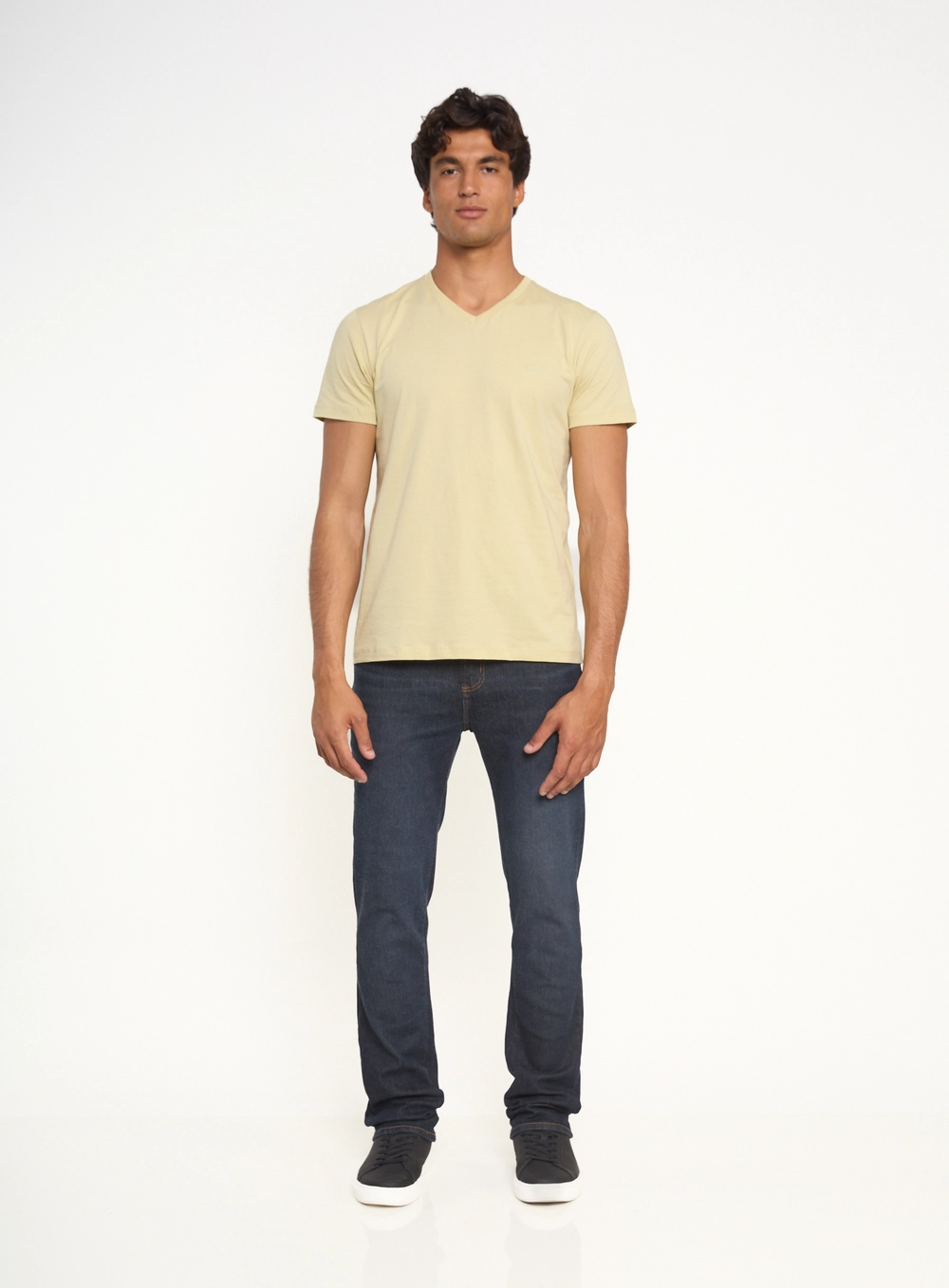 Calça Masculina Slim Jeans Escura - Alex Índigo