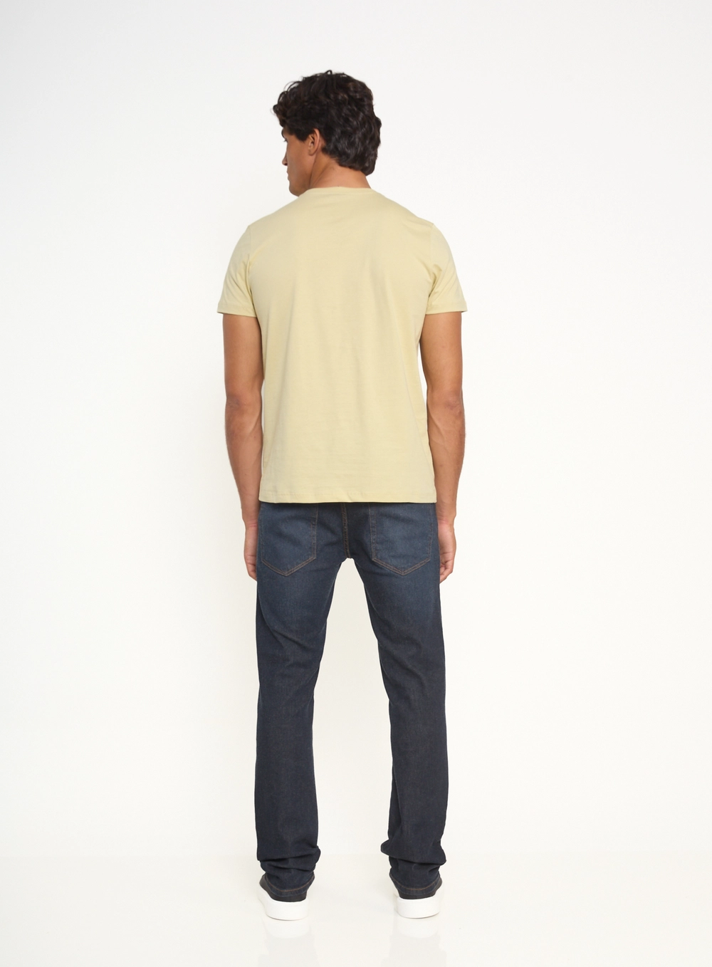 Calça Masculina Slim Jeans Escura - Alex Índigo