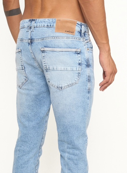Calça Masculina Jeans Skinny Índigo