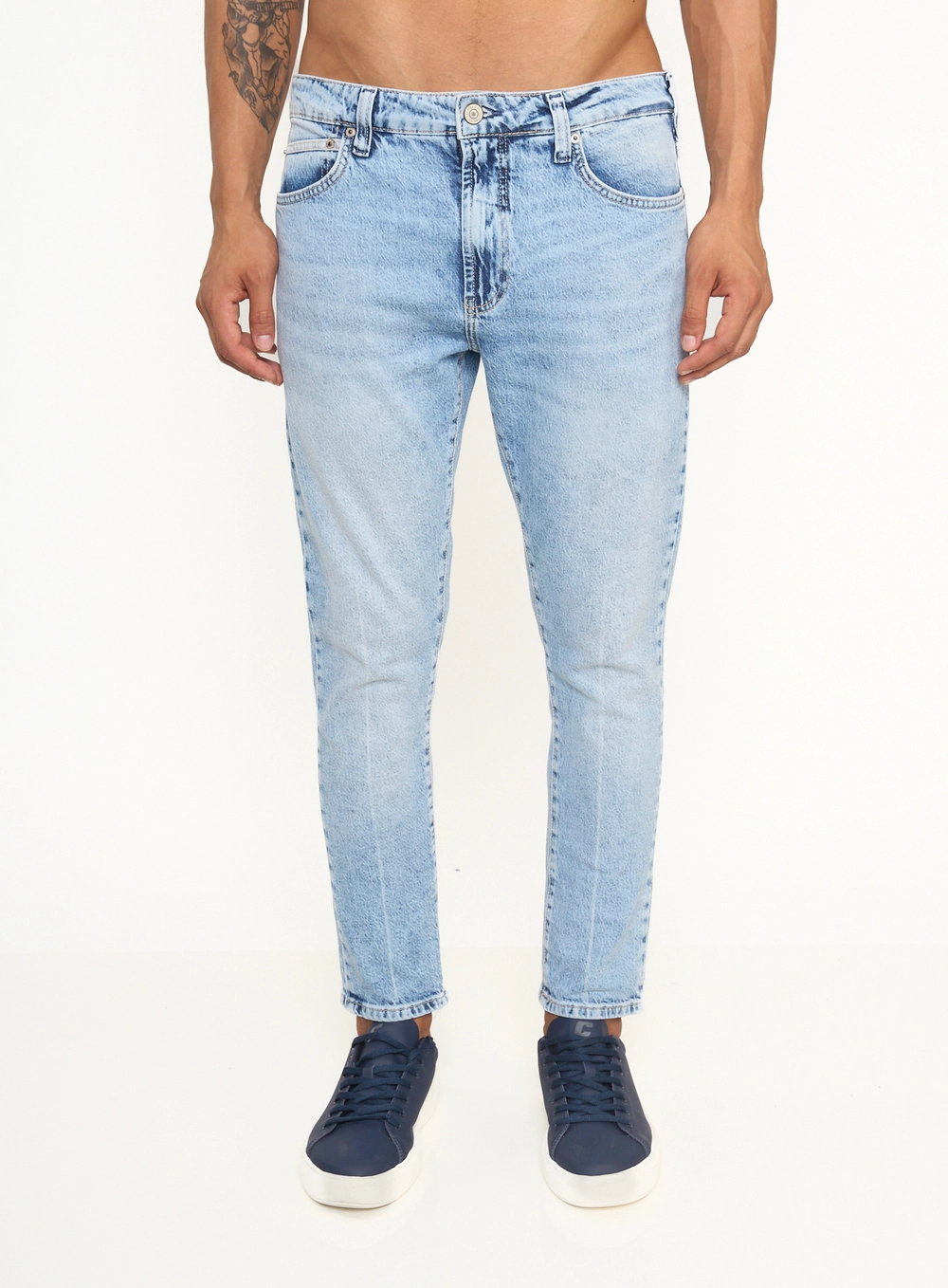 Calça Masculina Jeans Skinny Índigo