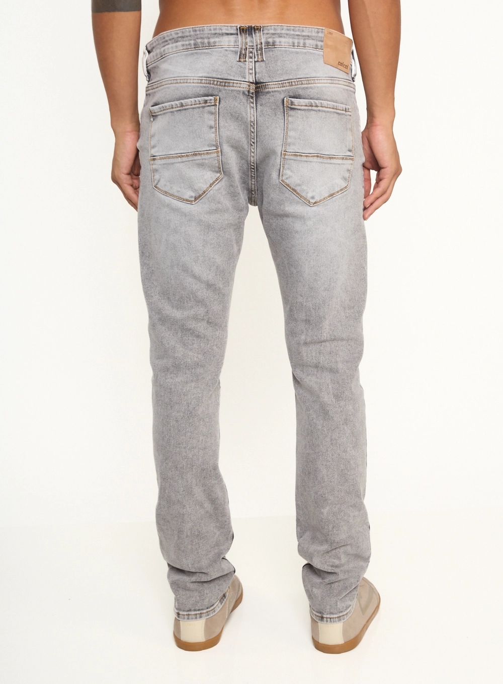 Calça Masculina Jeans New Felipe Skinny Indigo Preto