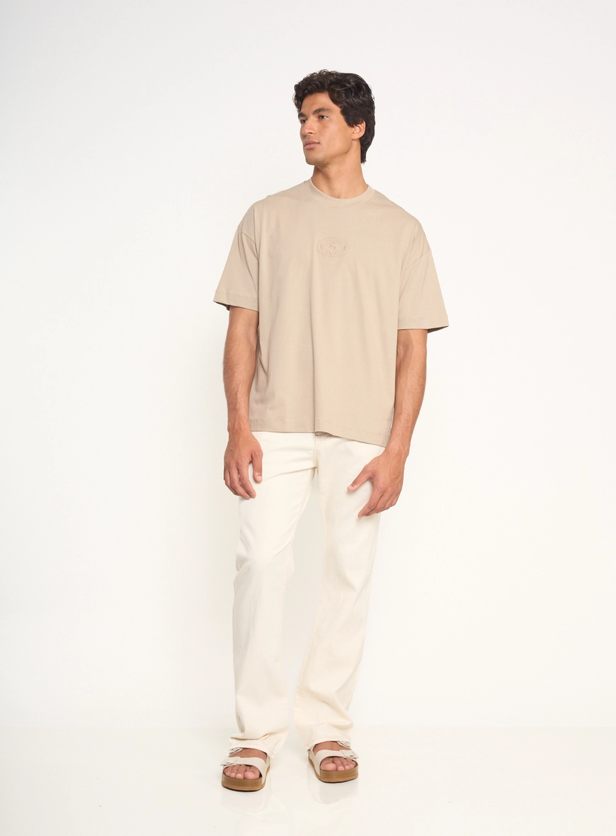 Calça Masculina Reta Com Bolsos