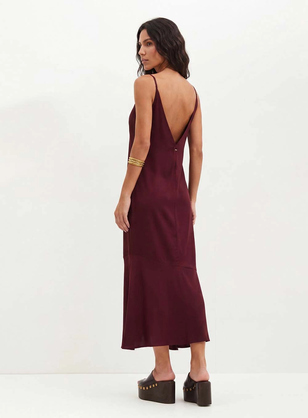 Vestido Com Alças Finas - Comfort Vermelho 2