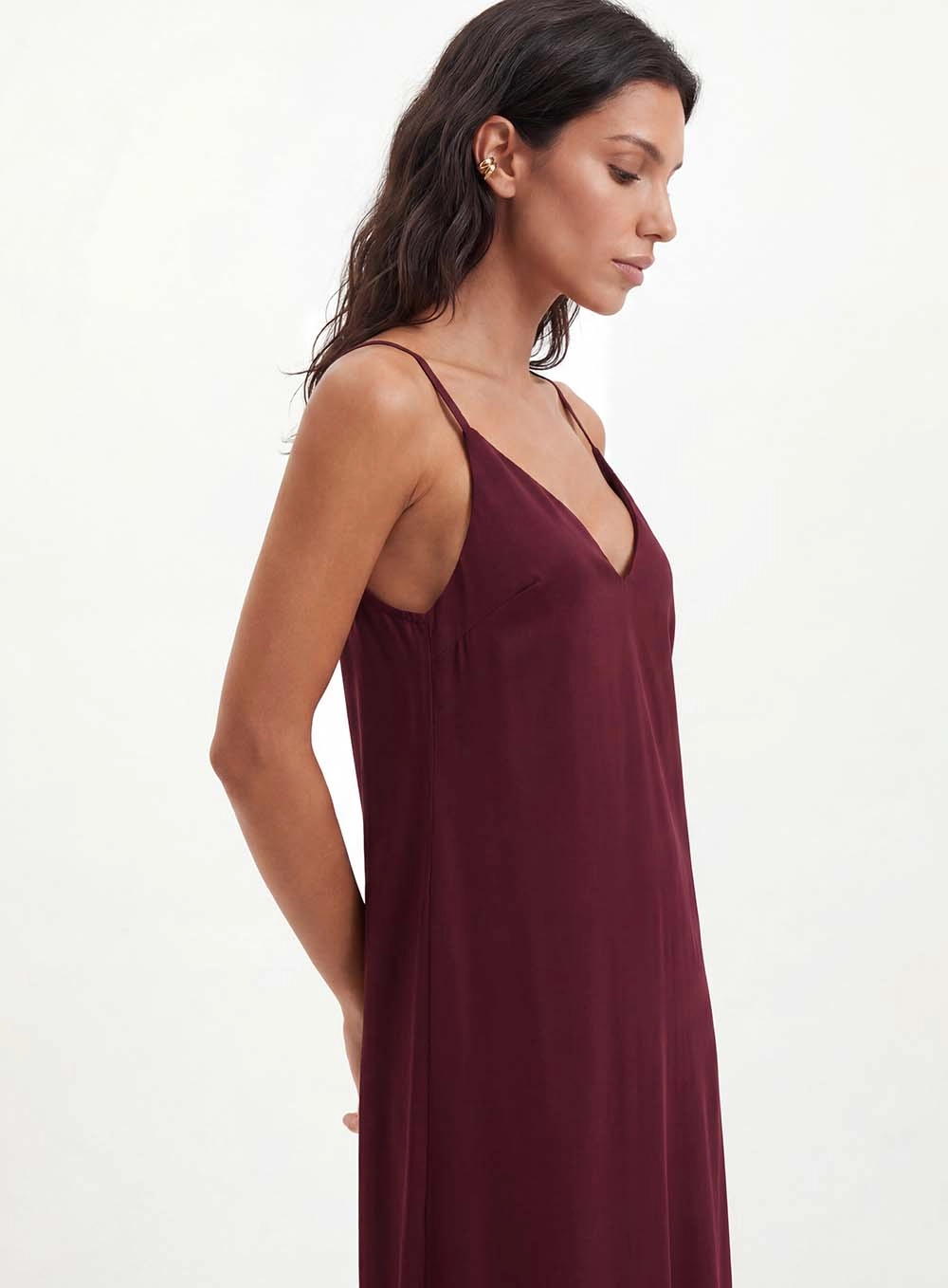 Vestido Com Alças Finas - Comfort Vermelho 4