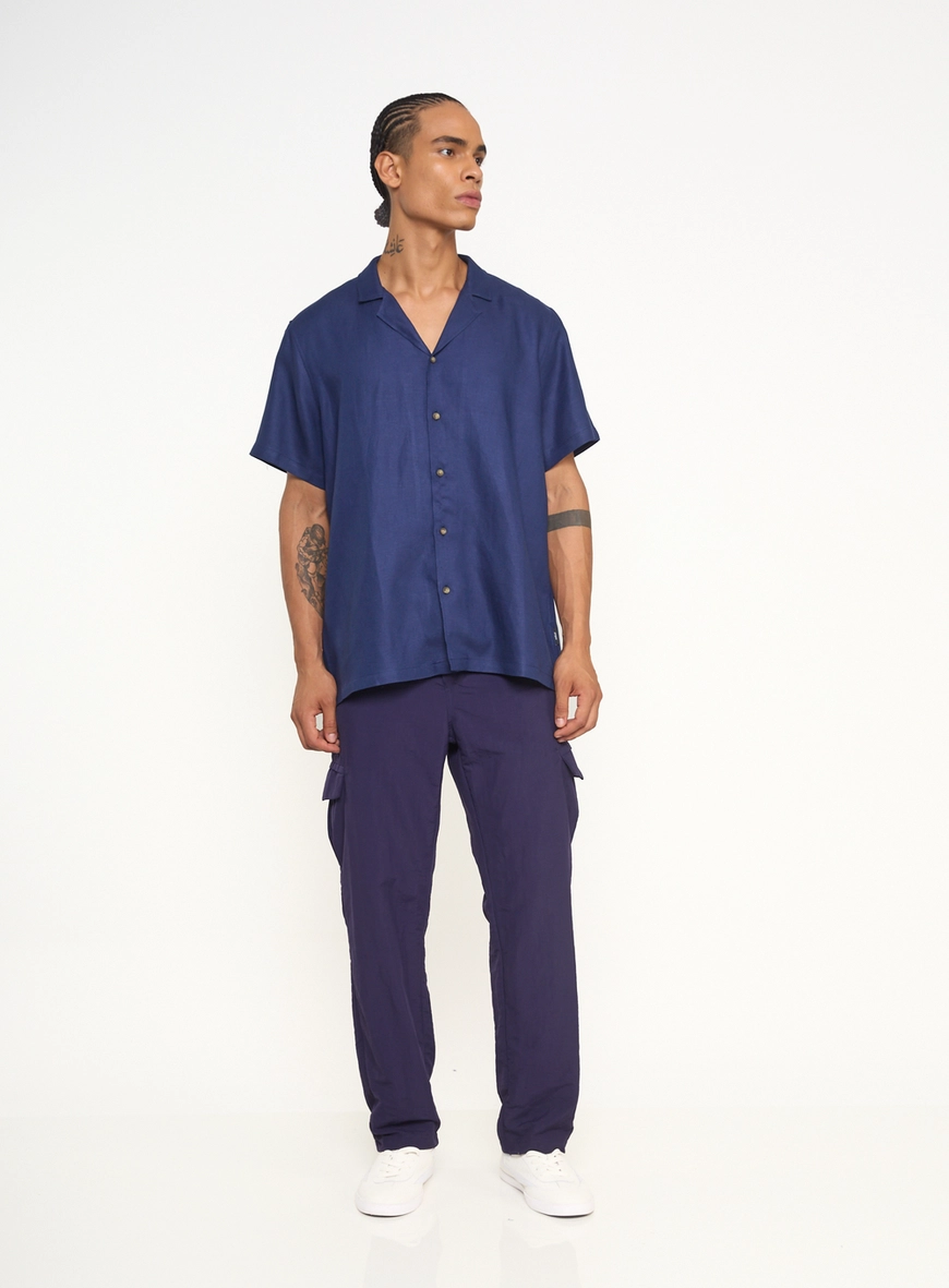 Calça Masculina Cargo Com Bolsos