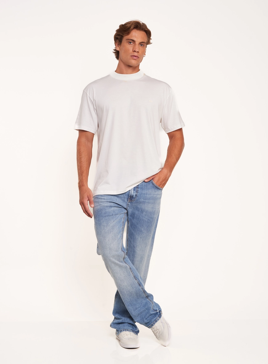 Calça Masculina Jeans Wide Leg