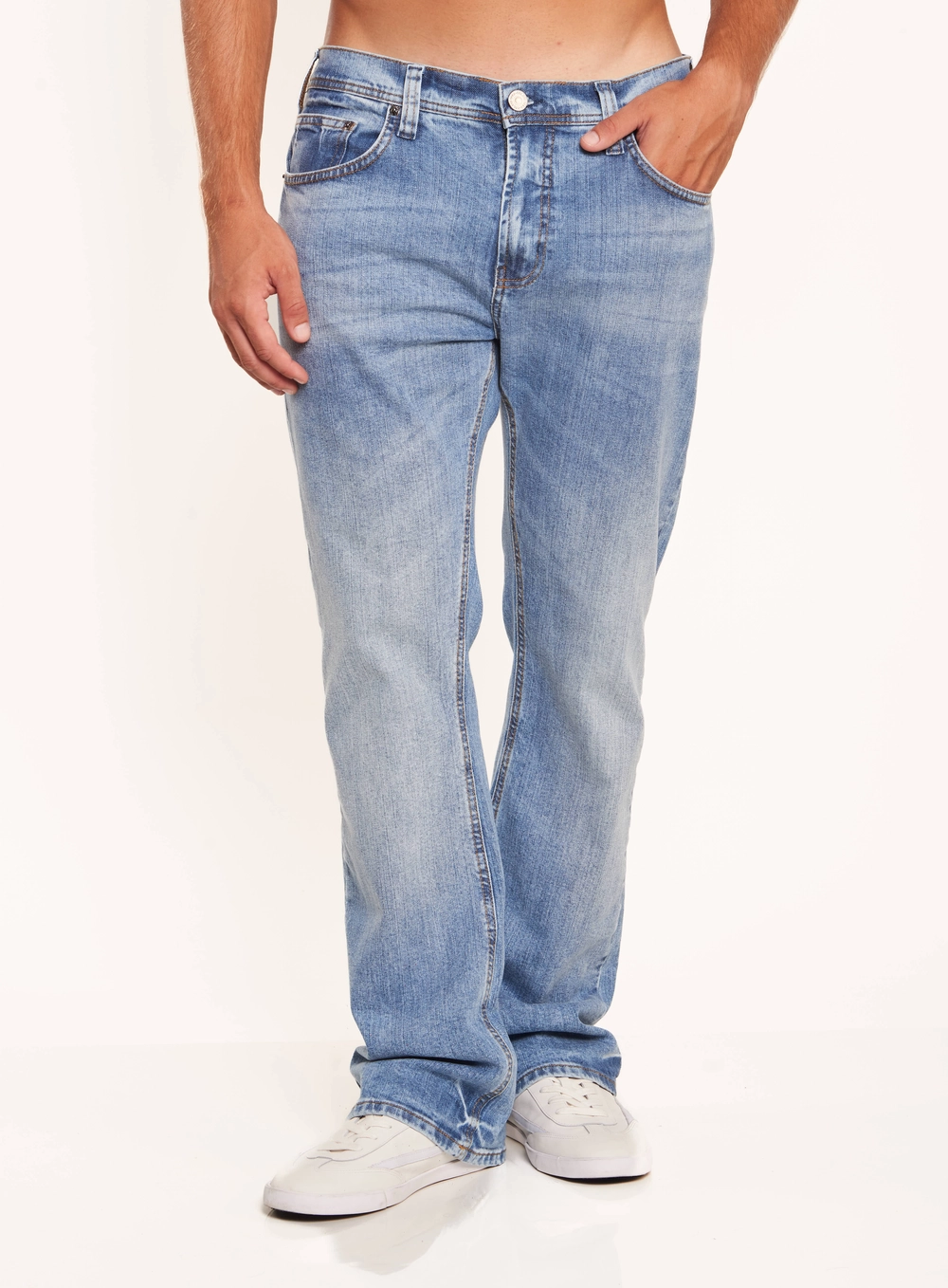 Calça Masculina Jeans Wide Leg Índigo