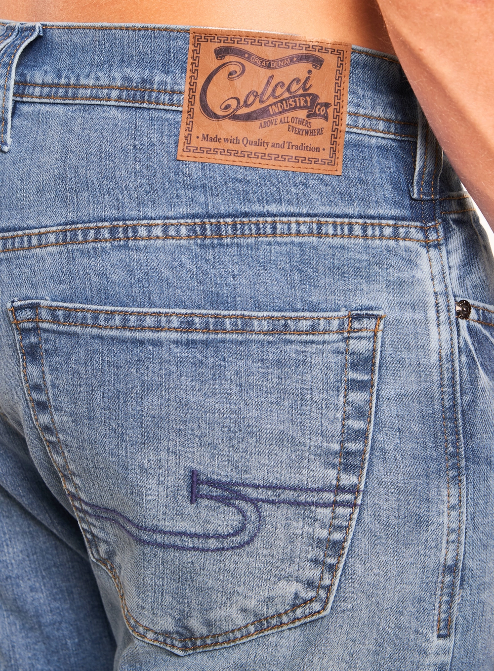 Calça Masculina Jeans Wide Leg Índigo