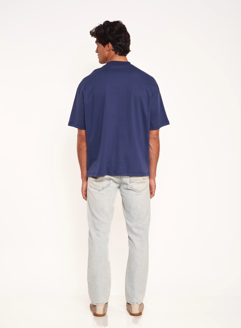 Calça Masculina Jeans Reta Índigo