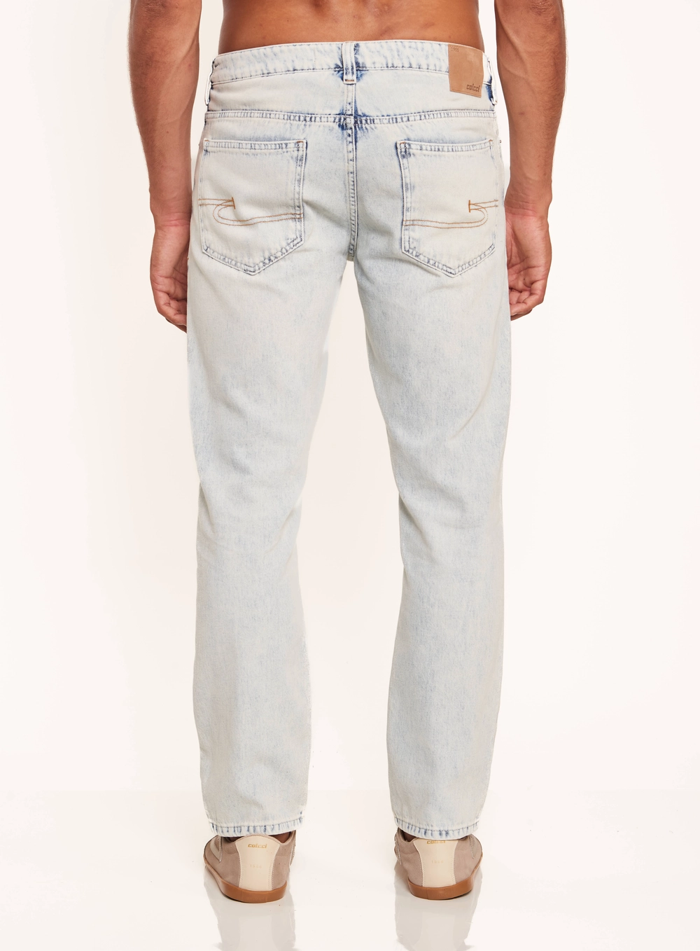 Calça Masculina Jeans Reta Índigo