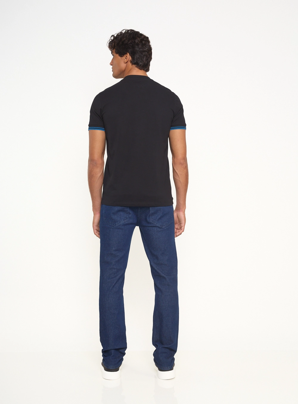 Calça Masculina New Alex Slim Jeans Escura Índigo