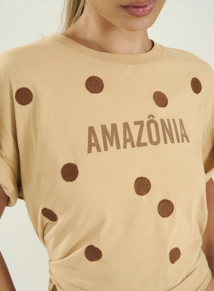 Camiseta Feminina Com Estampa
