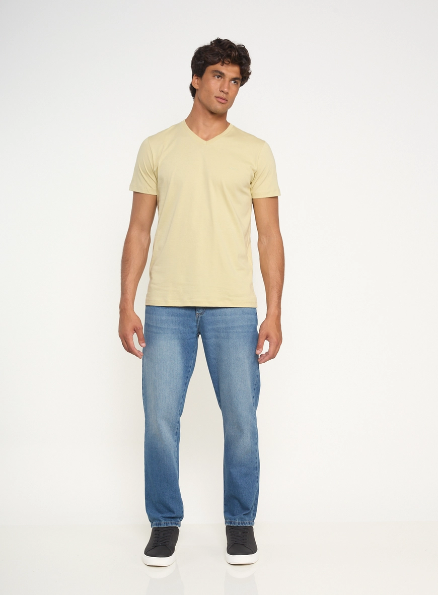 Calça Masculina Jeans Reta