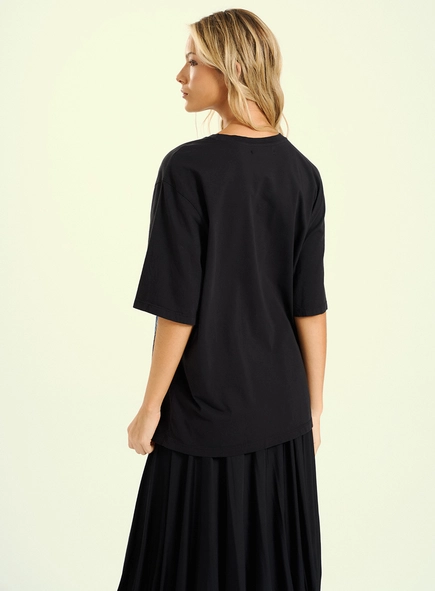 Camiseta Feminina Oversized Estampada