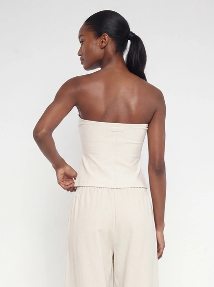 Blusa Slim Strapless