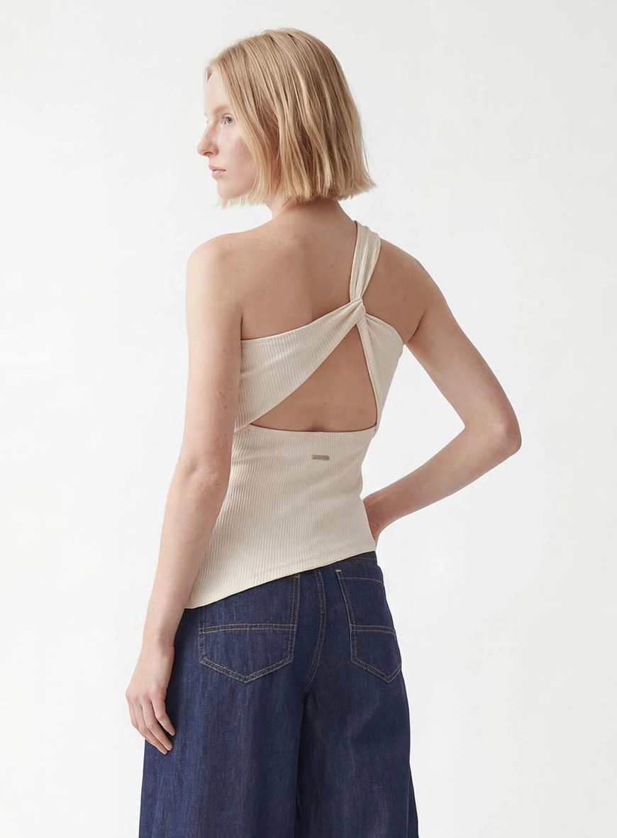 Blusa Canelada Small Ombro Só