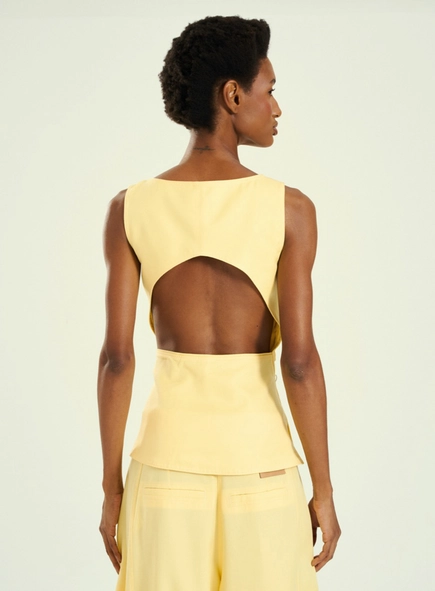 Blusa Feminina Costas Abertas