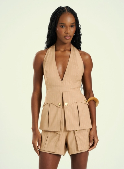 Blusa Feminina Frente Única Alfaiataria