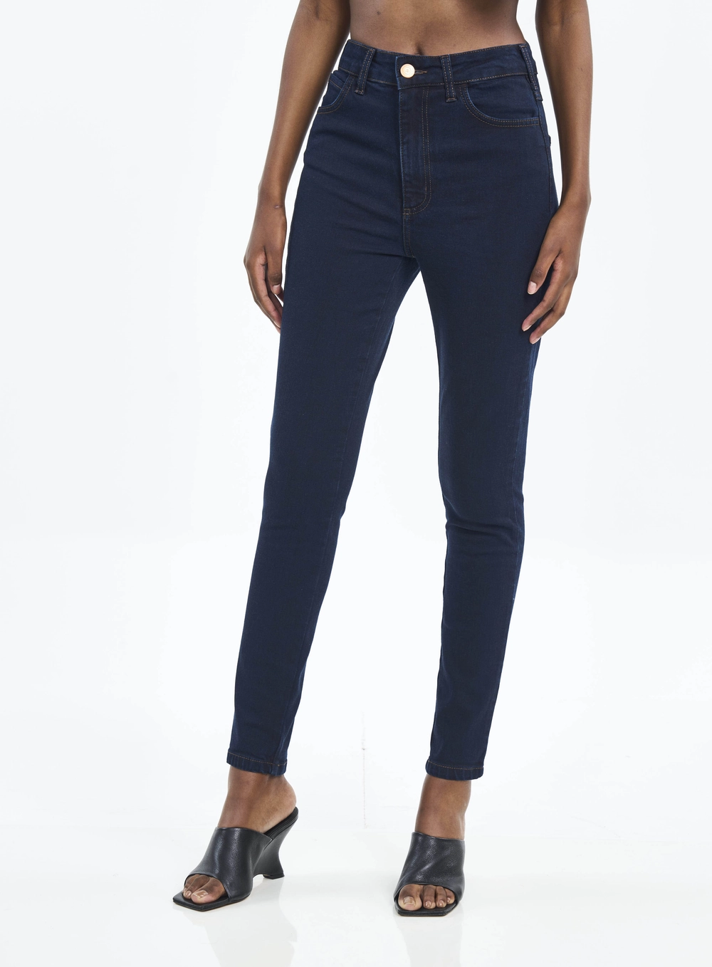 Calça Feminina Skinny Jeans Bruna Índigo