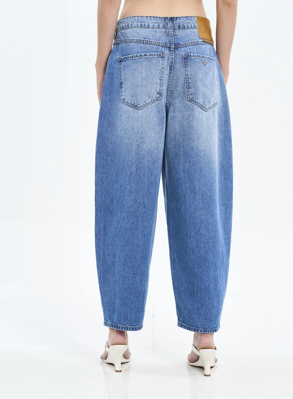 Calça Jeans Feminina Joana Barril Com Bolsos Índigo