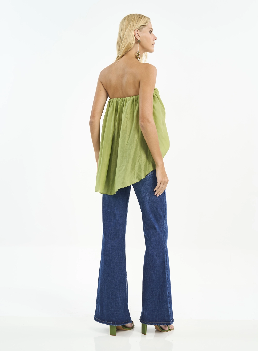 Calça Feminina Jeans Flare Índigo