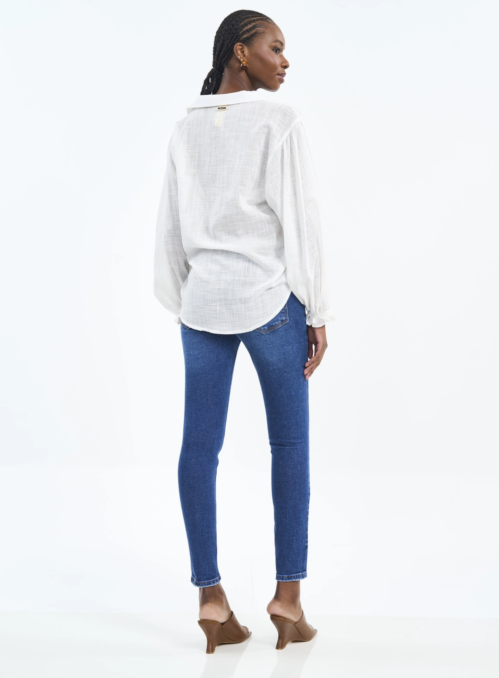 Calça Feminina Skinny Jeans Índigo