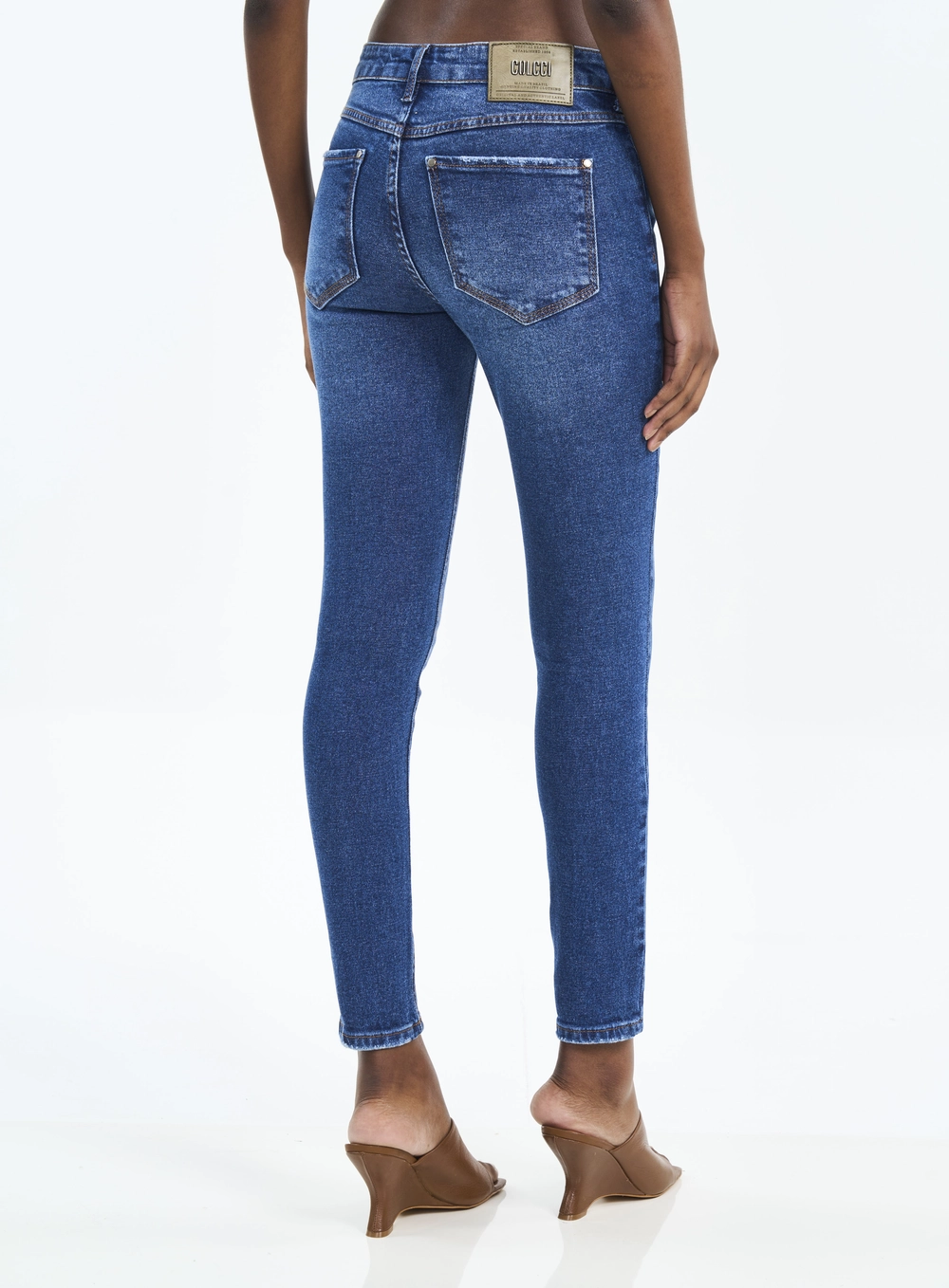 Calça Feminina Skinny Jeans Índigo
