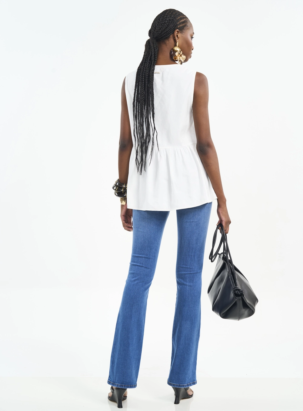 Calça Feminina Jeans Bia Reta Índigo