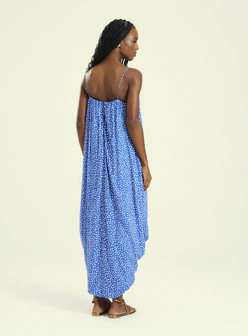 Vestido Feminino Midi Estampado Decote V Estampados 2