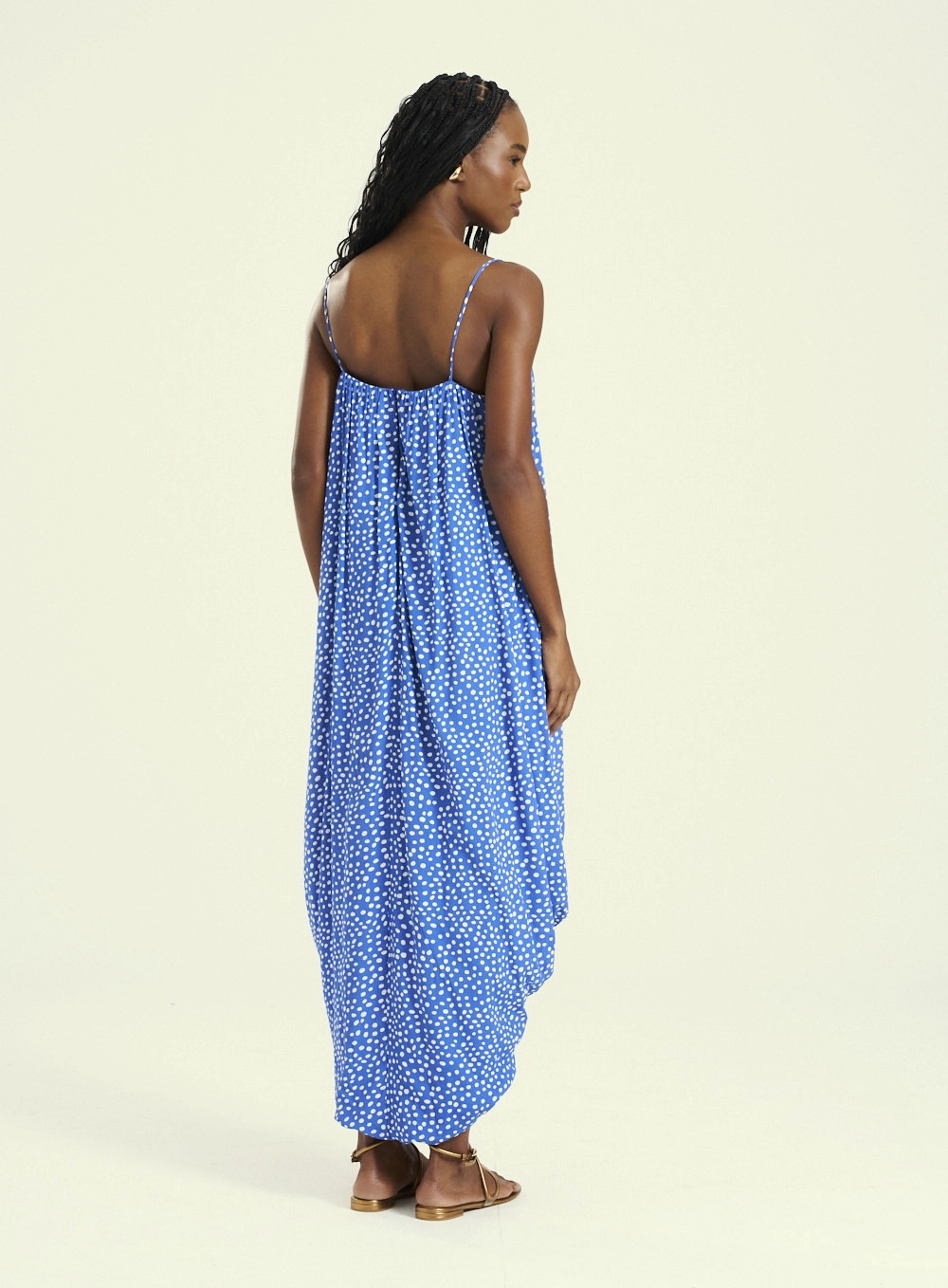 Vestido Feminino Midi Estampado Decote V Estampados 2